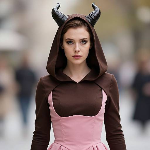 Realistic Maleficent-Inspired Portrait