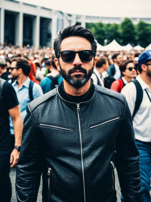 Man in Sunglasses at Cosplay Festival