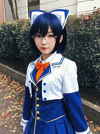 Realistic Man Cosplaying Mirai Sasaki