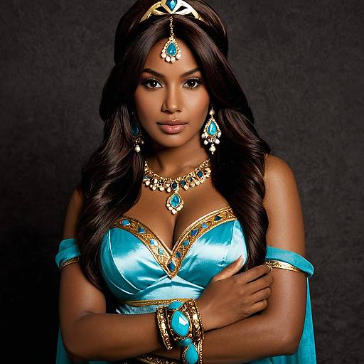 Elegant Cosplay of Princess Jasmine
