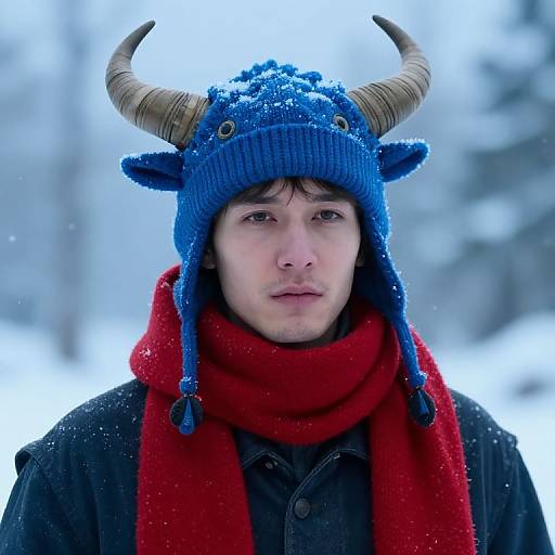 Sven Frozen Character in Winter Wear