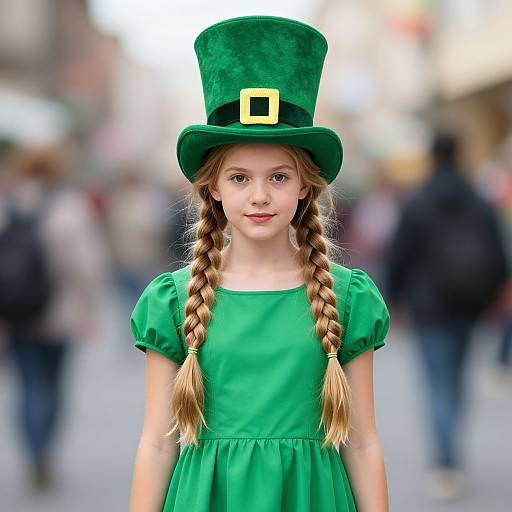 St. Patrick's Day Girl Costume