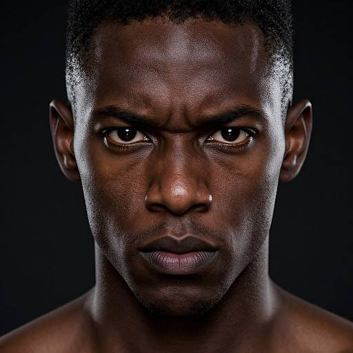 Epic Fantasy Portrait of Angry Man