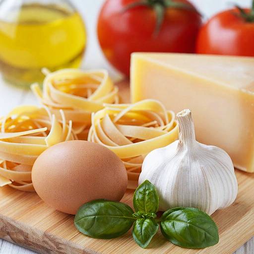 Vibrant Italian Ingredients Close-Up