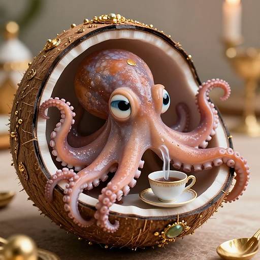 Whimsical Octopus Tea Party