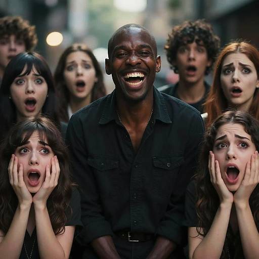 Dynamic Emotions in Goth Style Photography