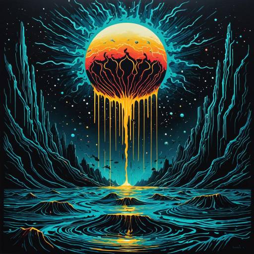 Electric Surrealism Cosmic Landscape