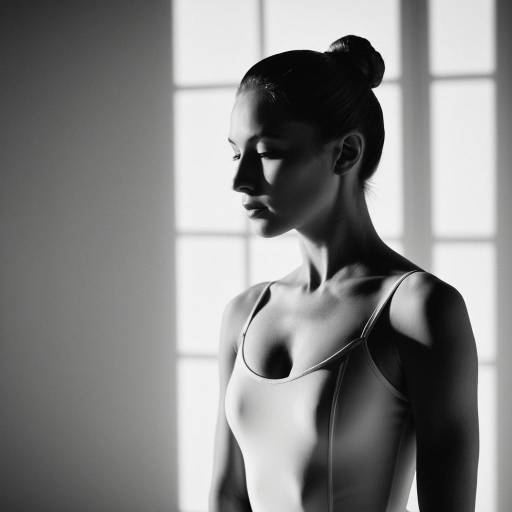 Serene Ballet Dancer in Soft Light