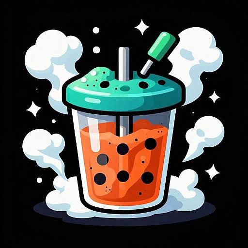 Vibrant Cartoon Weed Grinder Illustration