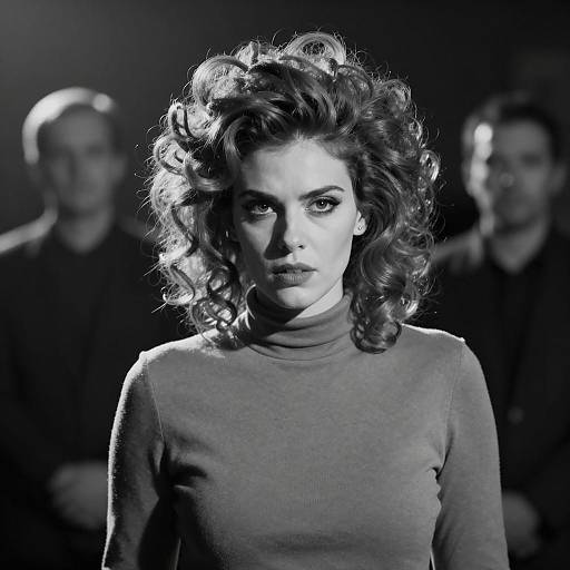 Dramatic Black and White Portrait Photography