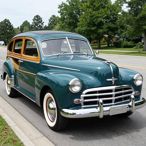 Vintage 1947 Pontiac Streamliner Woody