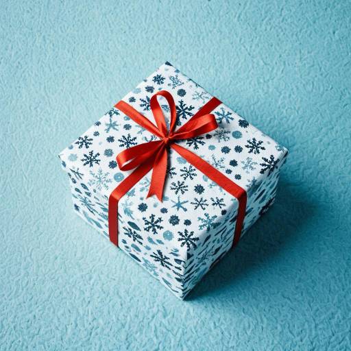 Minimalist Winter-Themed Christmas Gift Cover
