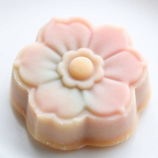 Intricate Floral Marzipan Close-Up
