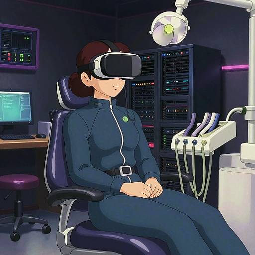 Ghibli Style VR Dentist Office Scene