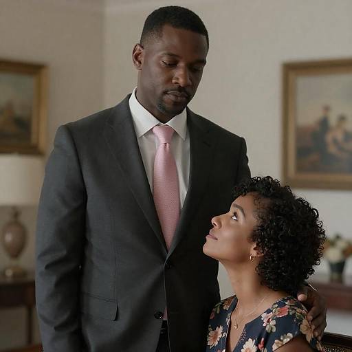 Intimate Indoor Portrait of Couple