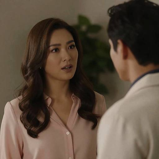 Intimate Conversation in Dim Light