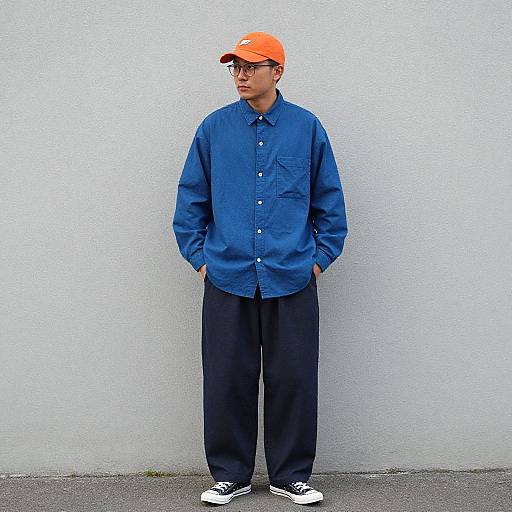 Man in Casual Work Outfit