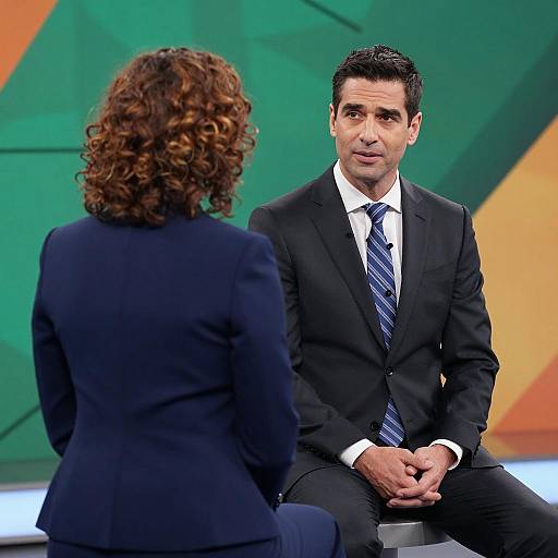Studio Portrait of a Man and Woman