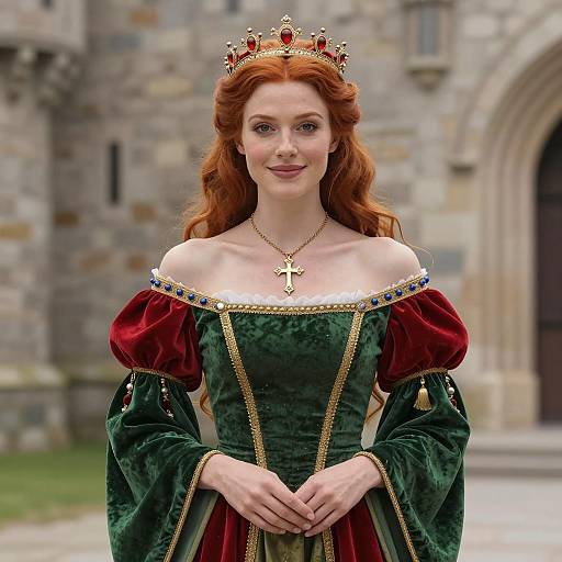 Regal Guinevere in Photorealistic Portrait