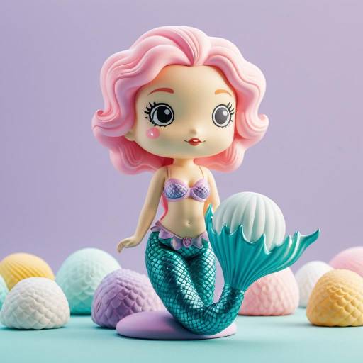 Pastel Mermaid Collectible Figurine