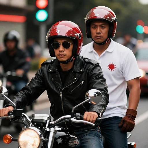 Intensity on Two Wheels: Motorcycle Duo