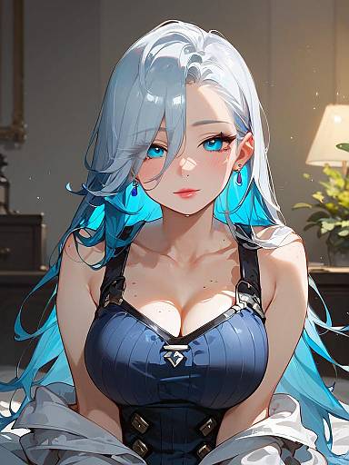 Playful Sci-Fi Cosplay Portrait of Woman