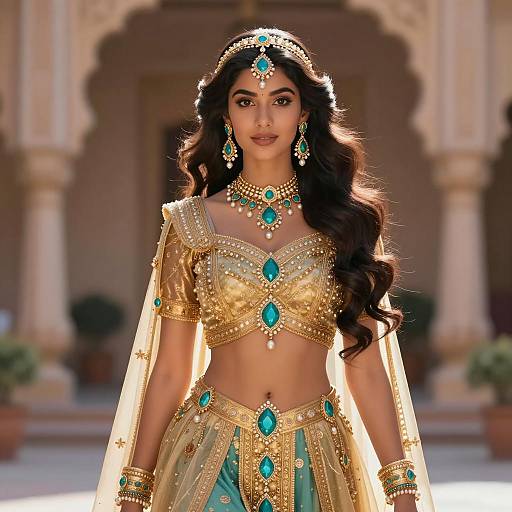 Princess Jasmine-Inspired Elegant Portrait