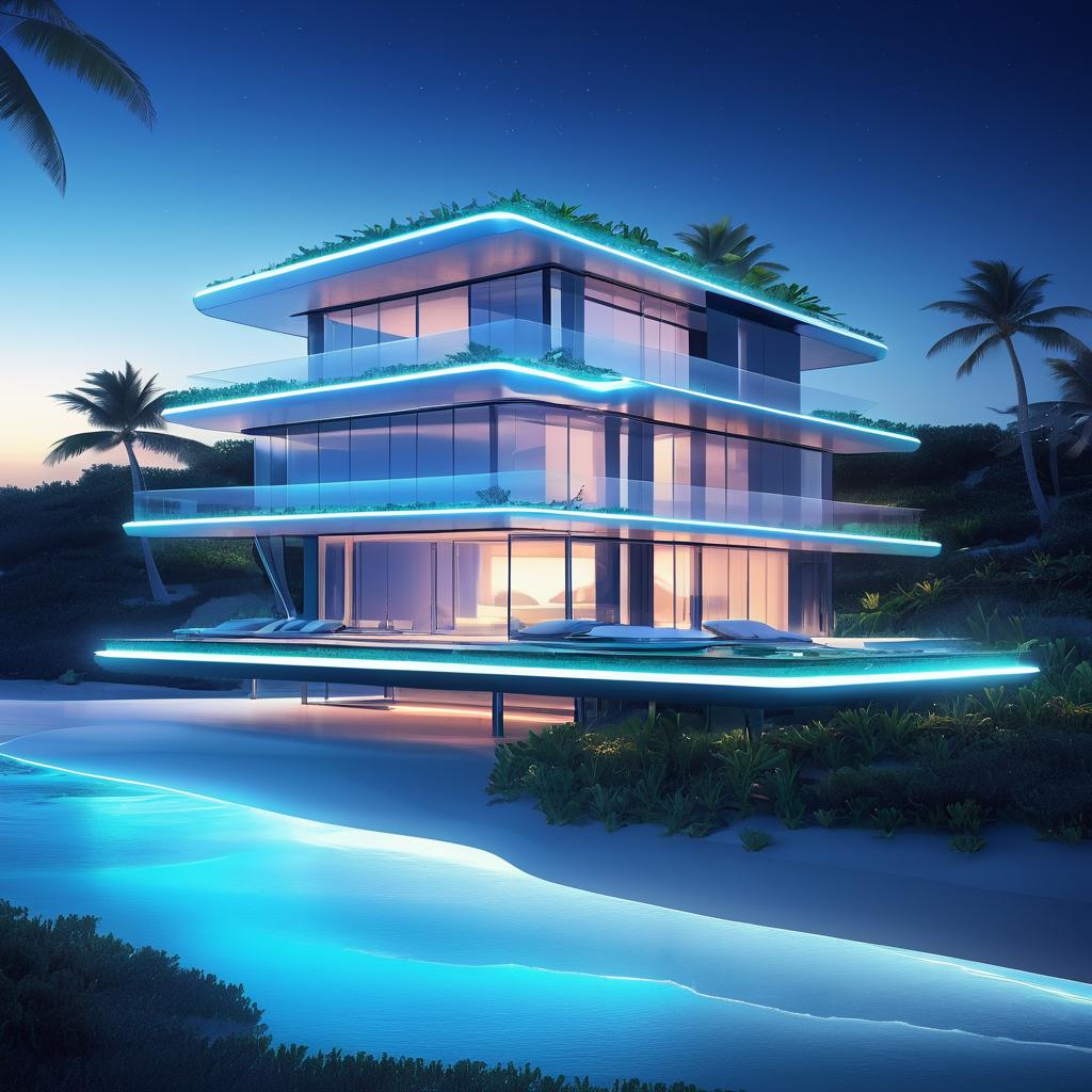 Futuristic Eco-Friendly Beach House Design