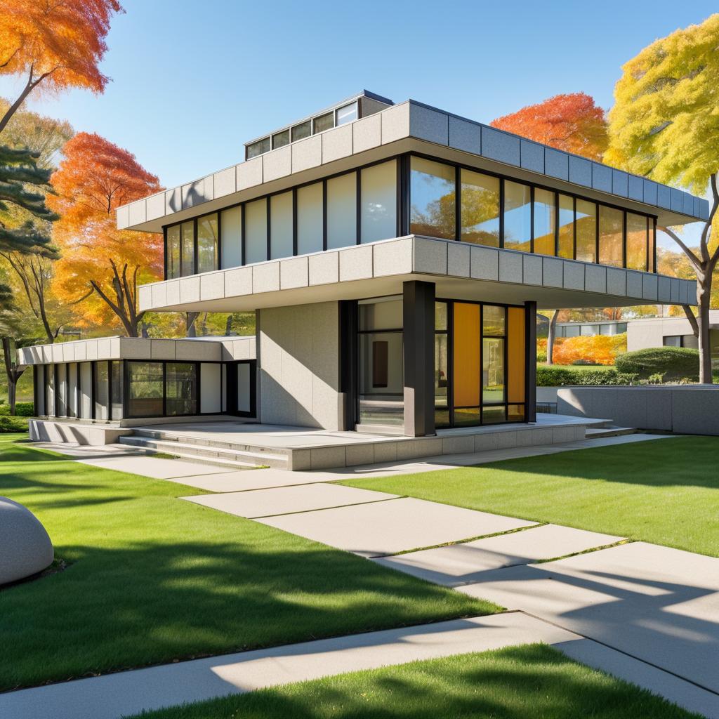 Mid-Century Home Inspired by I.M. Pei