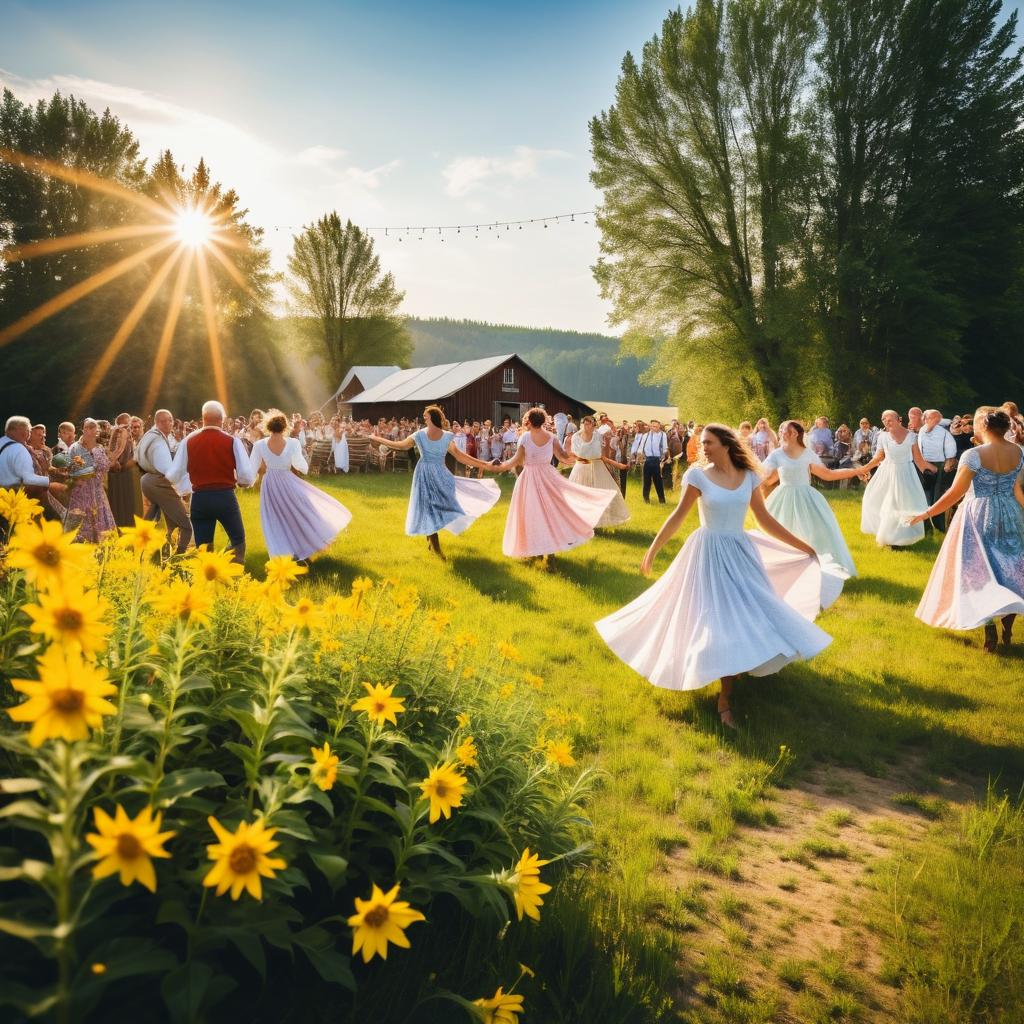 Joyful Summer Fest on a Vibrant Farm