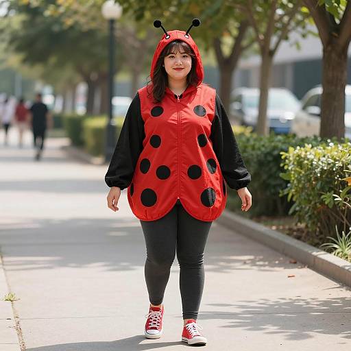 Charming Plus Size Ladybug Costume Photo