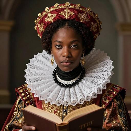 Regal Renaissance Portrait of a Woman