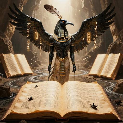 Thoth of Ink and Celestial Codex