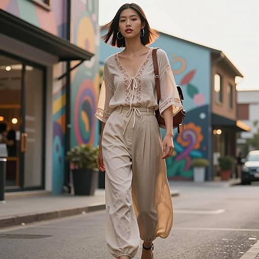 Chic Urban Fashion Inspiration at Golden Hour