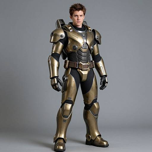 Realistic Male Rescue Bot Armor