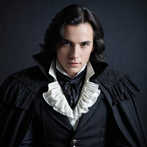 Elegant Count Humboldt Vampire Cosplay Outfit
