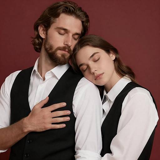 Intimate Embrace: A Serene Moment