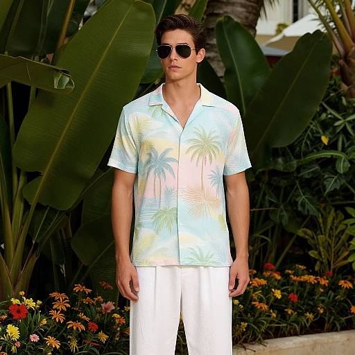 Tropical Chic Male Fashion Style