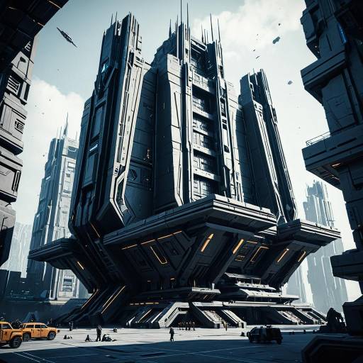 Pulse Bastion Sci-Fi Building