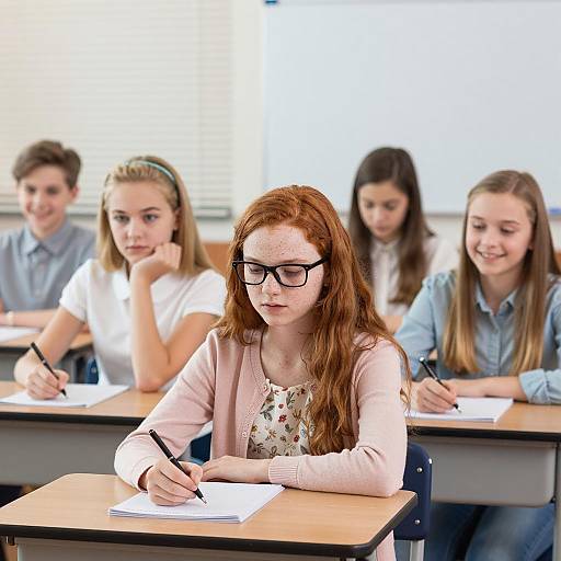 Captivating Classroom Scene with Students