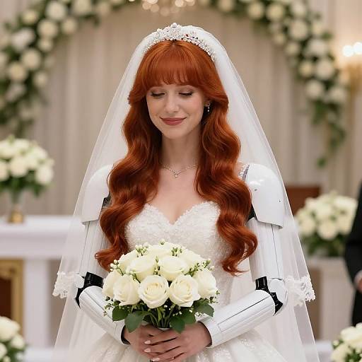Battle Droid Bride at Wedding Altar