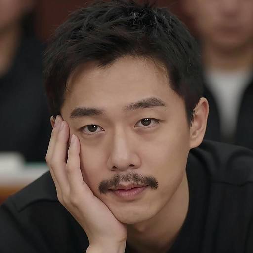 Intimate Portrait of a Thoughtful Man