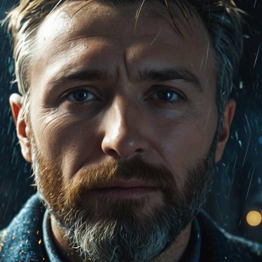 Ultra-realistic Portrait of Bearded Man