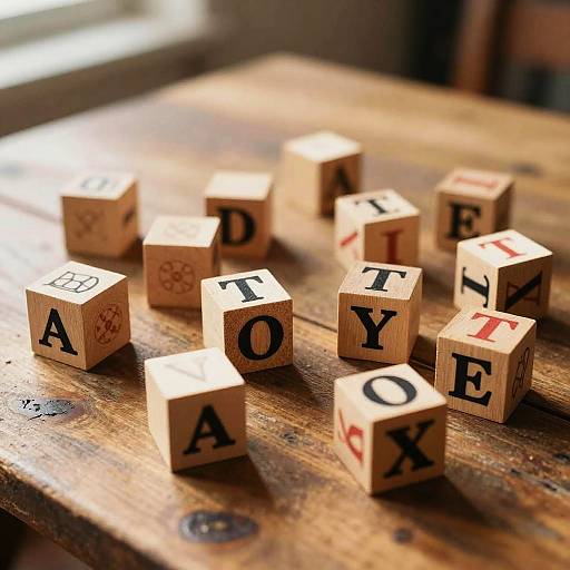 Vintage Teo Block Toy Scene