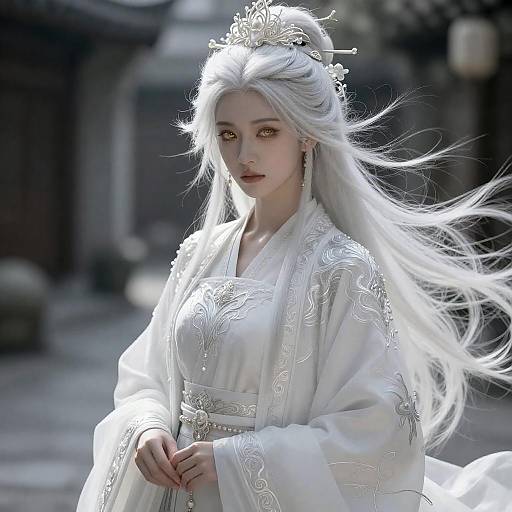 Legendary Dragon Queen in Hanfu