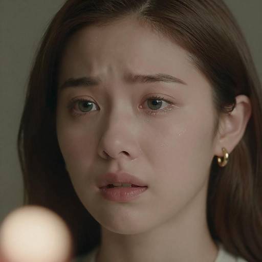 Captivating Close-Up of a Young Woman