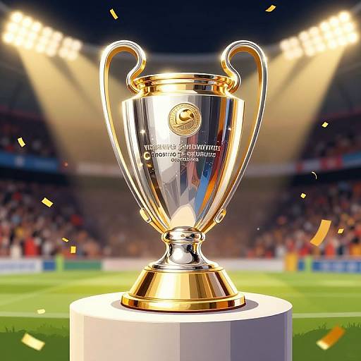 Bundesliga Trophy Celebration Illustration