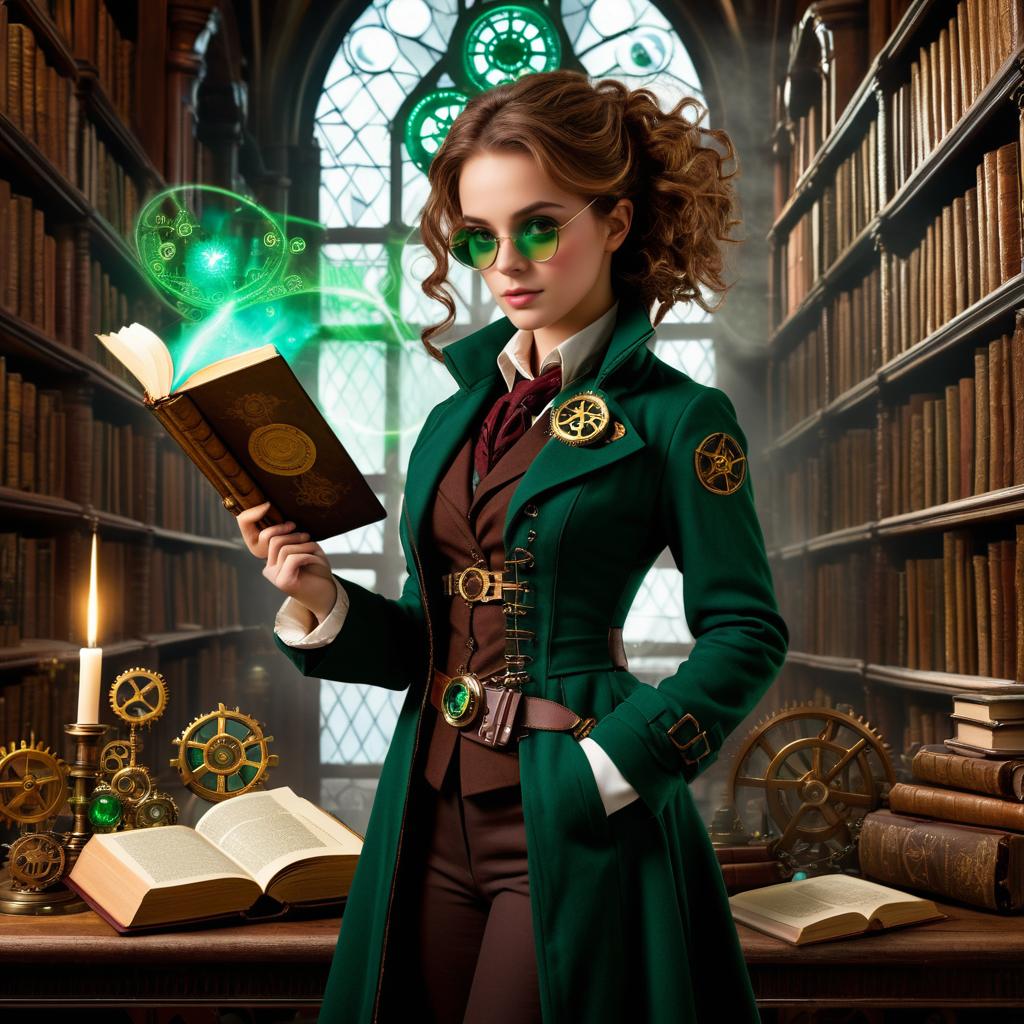 Whimsical Steampunk Hermione Granger Adventure