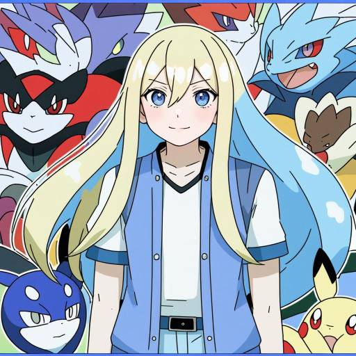 Illustration of Ace trainer (pokemon), pokemon in the style of Cool-kyou shinja