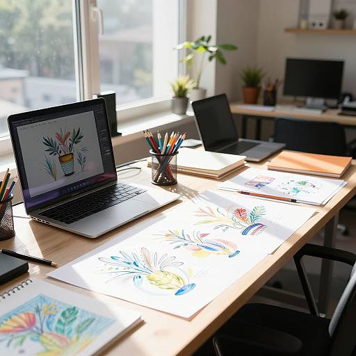 Vibrant Creative Workspace Design